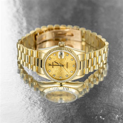 rolex d'oro usati|pre owned gold rolex watches.